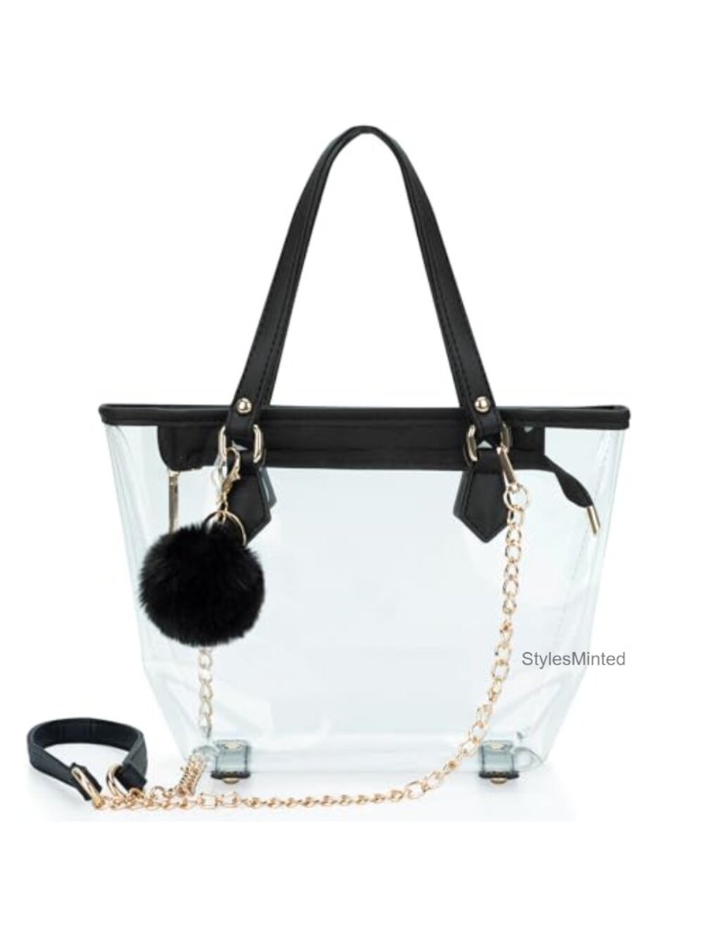 Stadium Approved Clear Crossbody Handbag